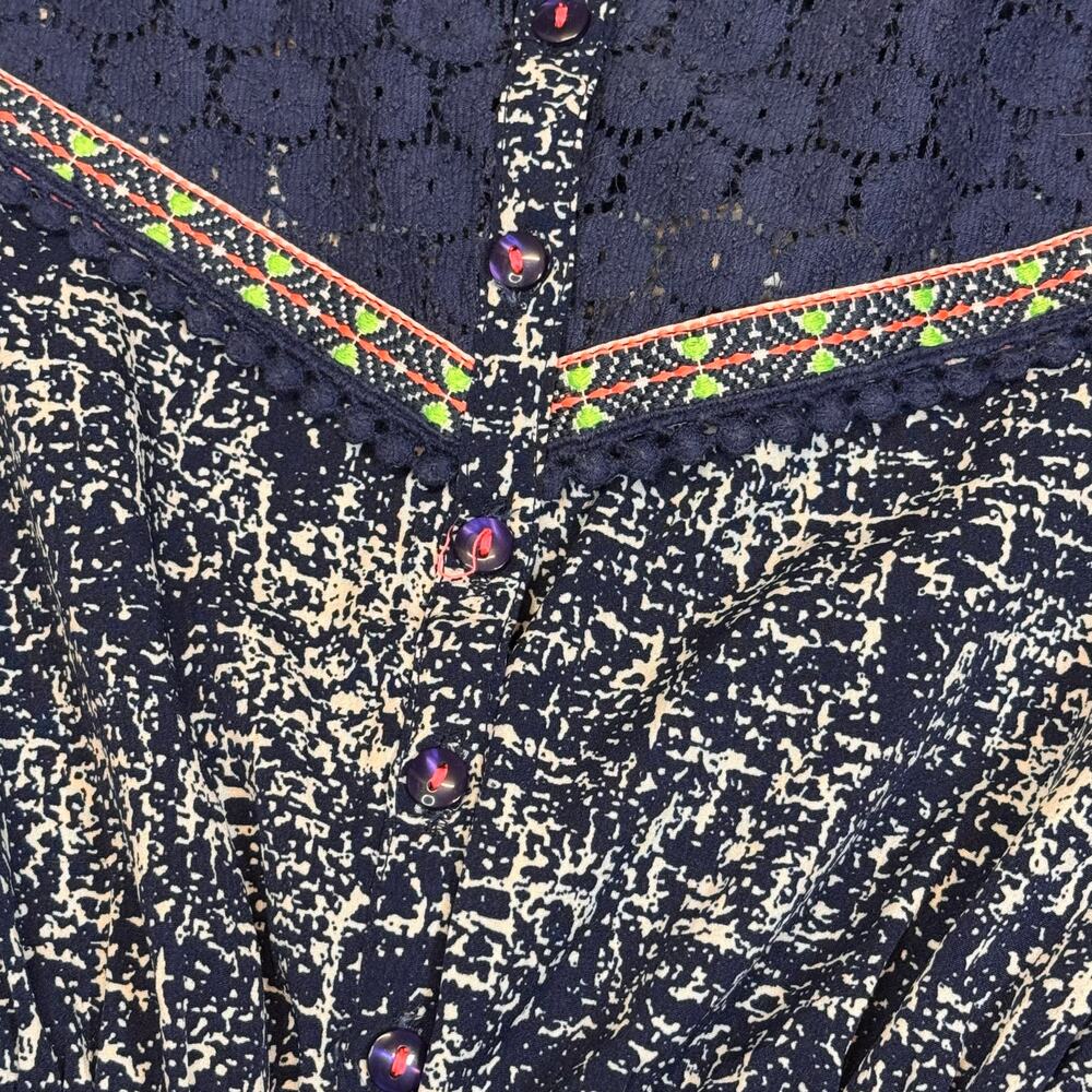 Japna Kids Lace Embroidered Romper Size 7 - Picture 8 of 8